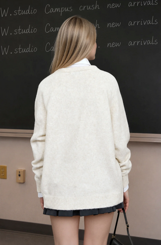 Blu Pepper Relaxed Crew Neck Sweater