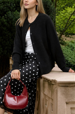 Blu Pepper Classic Knit Cardigan