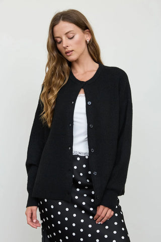 Blu Pepper Classic Knit Cardigan