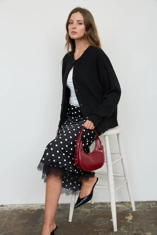 Blu Pepper Classic Knit Cardigan