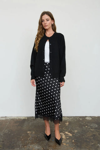 Blu Pepper Classic Knit Cardigan