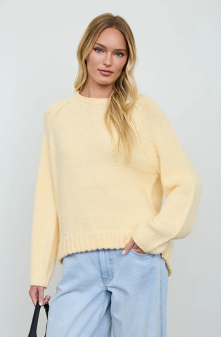 Blu Pepper Raglan Crew Sweater