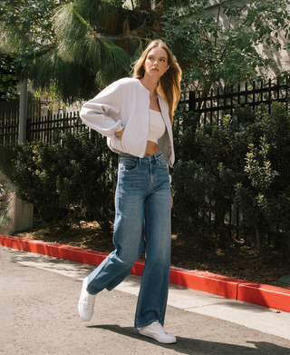 Flying Monkey Super High Rise Wide Leg Jeans