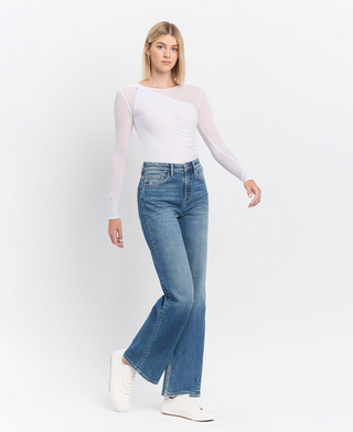 Flying Monkey Super High Rise Wide Leg Jeans