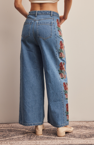 Forte Embroidered Panel Jeans