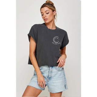 Illustrated Society Embrace The Change Moon Tee