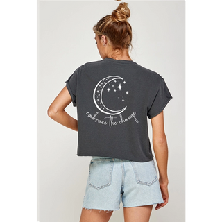 Illustrated Society Embrace The Change Moon Tee