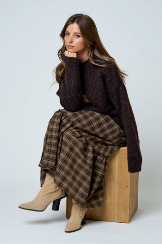 Blu Pepper Mock Neck Pullover Sweater