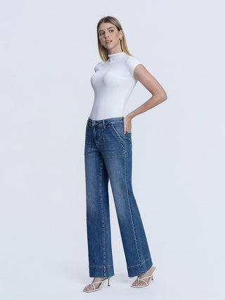 Flying Monkey High Rise Vintage Flare Jeans