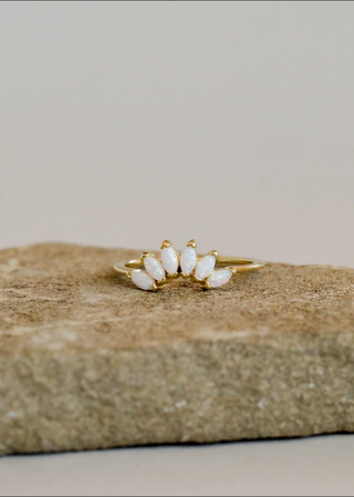 JaxKelly Opal Crown Ring