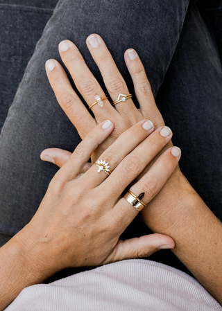 JaxKelly Opal Infinity Ring