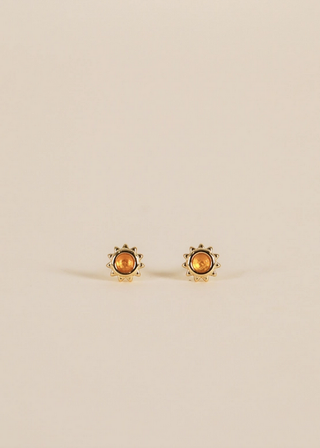 JaxKelly Amber Sun Studs Earrings