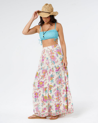 Rip Curl Half Moon Bay Button Thru Maxi Skirt