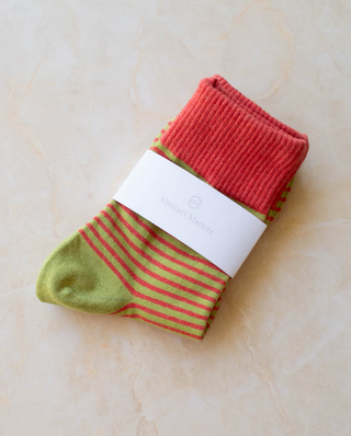 Tiepology Two Tone Striped Socks
