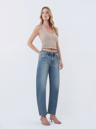 Flying Monkey High Rise Slim Barrel Jeans