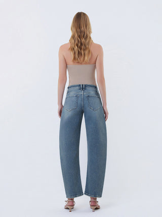 Flying Monkey High Rise Slim Barrel Jeans