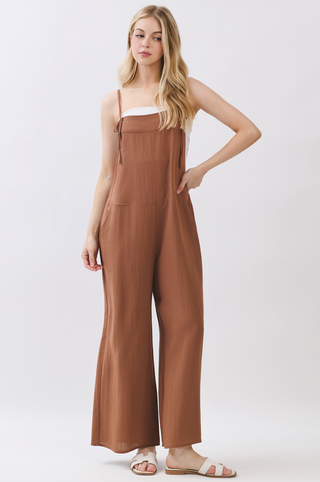 Final Touch Tie Strap Overalls