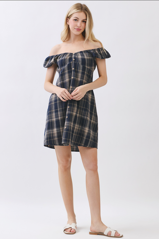 Final Touch Plaid Flannel Baby Doll Dress