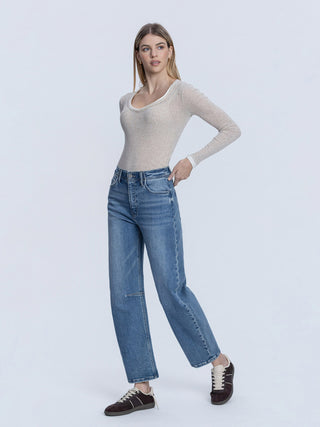 Flying Monkey Super High Rise Barrel Jeans