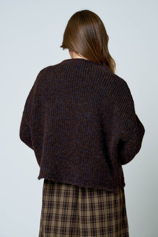 Blu Pepper Mock Neck Pullover Sweater
