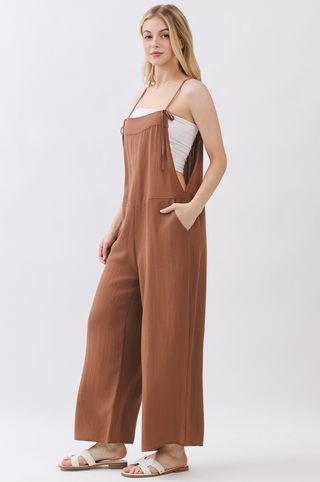 Final Touch Tie Strap Overalls