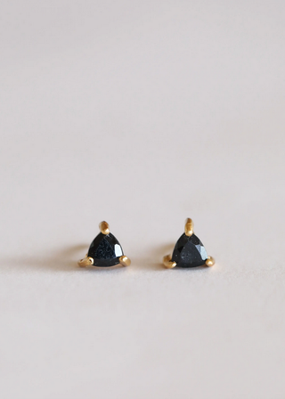 JaxKelly Black Tourmaline Mini Energy Gem Earrings