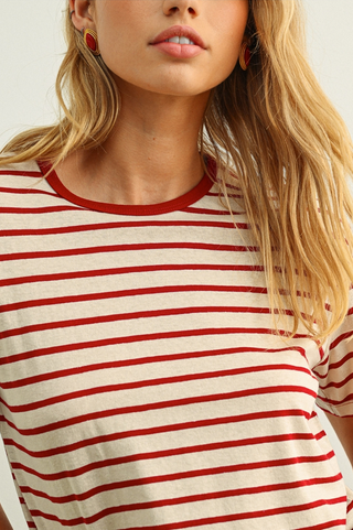 Miou Muse Striped Ringer Tee
