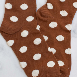 Tiepology Polka Dots Puff Casual Socks
