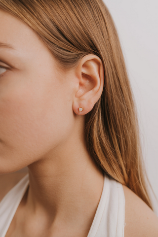 JaxKelly Mother Of Pearl Mini Energy Gem Earrings