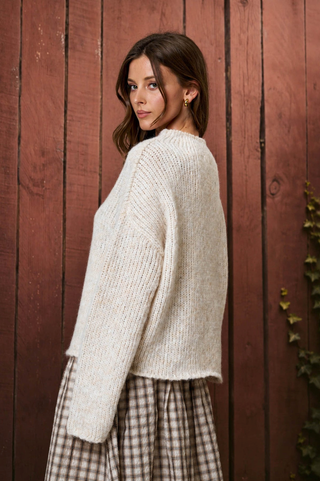 Blu Pepper Mock Neck Pullover Sweater