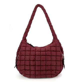 Babs + Birdie Ashton Puffer Hobo Tote  Bag
