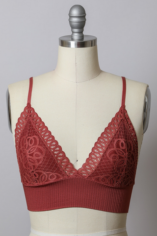Leto Longline Lace Bralette