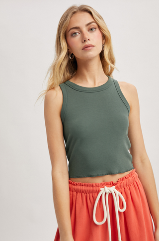Wishlist Cropped Rib Tank