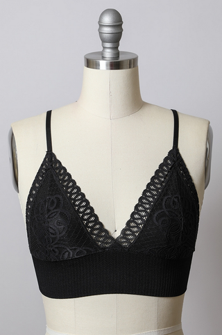 Leto Longline Lace Bralette