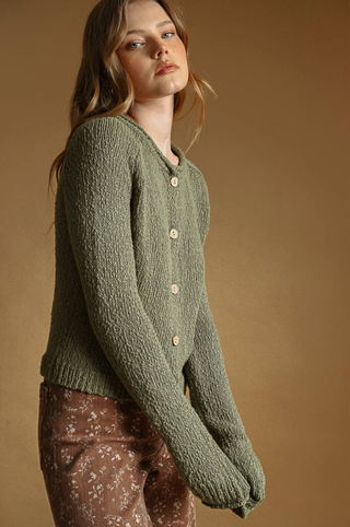 Miou Muse Knit Cotton Cardigan