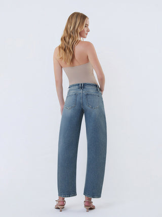 Flying Monkey High Rise Slim Barrel Jeans