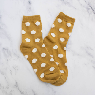 Tiepology Polka Dots Puff Casual Socks
