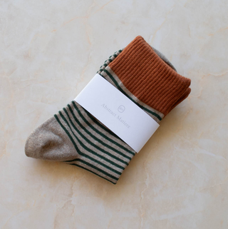 Tiepology Two Tone Striped Socks