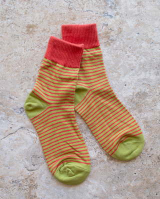 Tiepology Two Tone Striped Socks
