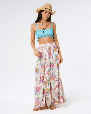Rip Curl Half Moon Bay Button Thru Maxi Skirt