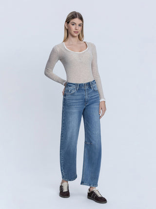 Flying Monkey Super High Rise Barrel Jeans