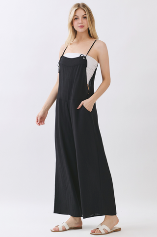 Final Touch Tie Strap Overalls