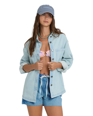 Billabong Mix Match Denim Shacket