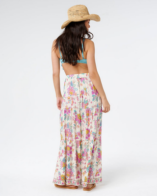 Rip Curl Half Moon Bay Button Thru Maxi Skirt