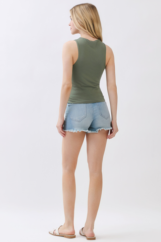 Final Touch Lined Modal High Neck Tank