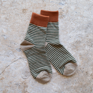 Tiepology Two Tone Striped Socks
