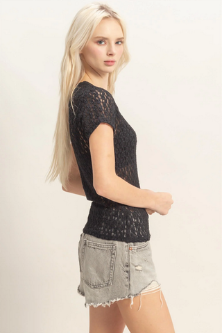 HYFVE Floral Lace T-Shirt