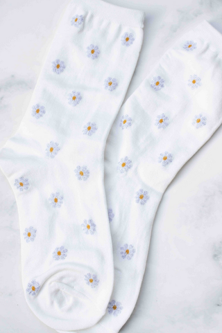 Tiepology Daisy Pattern Socks